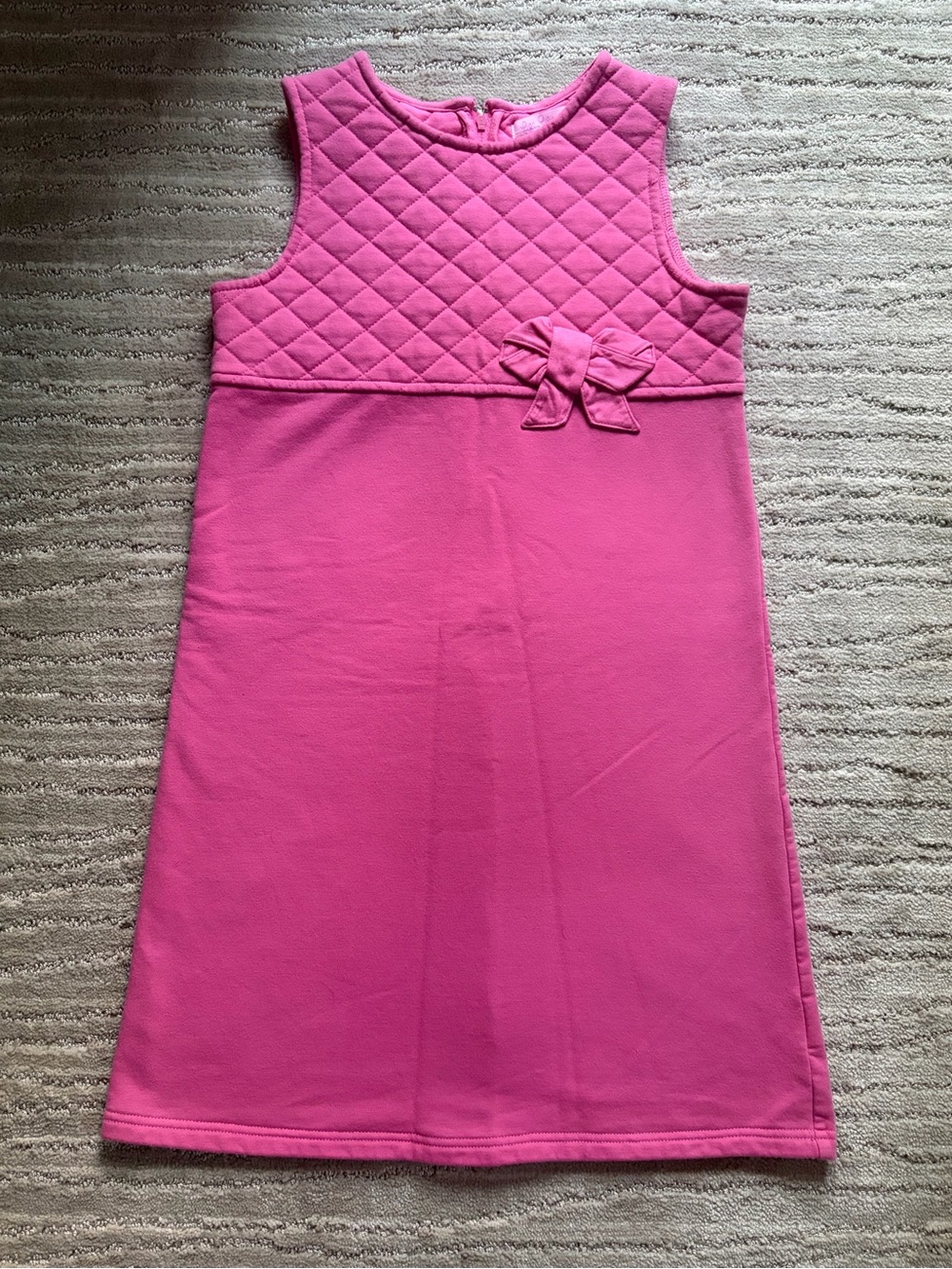 Lilly Pulitzer Girls Pink Quilted Sleeveless Dress